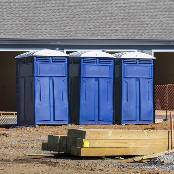 are there any restrictions on where i can place the portable toilets during my rental period in Gore Springs MS